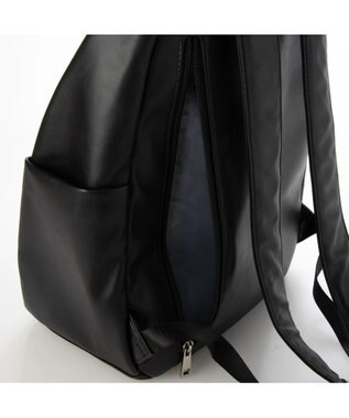 UNBILLION cachecache ソフトPUシンプルリュックサック ブラック