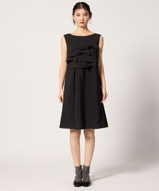 TOCCA 【洗える・消臭・吸水速乾・接触冷感・UVケア】RIBBON KNOT DRESS ドレス ブラック系