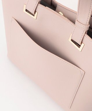 自由区 スムース2WAY バッグ ベージュ系