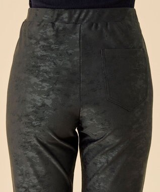 Chacott カモフラブーツカットパンツ ブラック