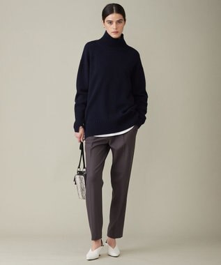 ICB 【新色追加・WEB限定カラーあり】 ソフトカシミヤミックス ハイネックニット ネイビー系