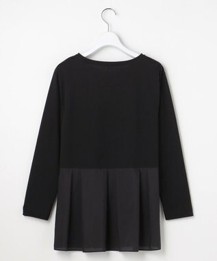 J.PRESS LADIES L 【WEB限定カラーあり】レイヤードジャージー フレア カットソー 【WEB限定カラー】ブラック系