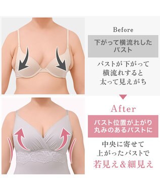 BRADELIS New York 【BRADELIS NewYork peace】綿混ストレッチハイブリッドハートカップブラキャミ25 ブラデリス 補正 下着 カップ付き ブラトップ シェイパー グレージュ