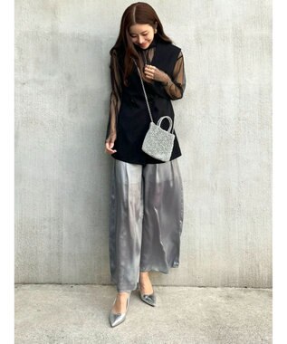 Green Parks AnriettMusee シアータックワイドパンツ Gray