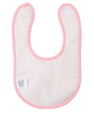 MIKI HOUSE HOT BISCUITS ベビーバスタオル＆スタイギフトセット【BOX付き】 ピンク