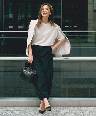 UNFILO BEAUTY MOVE ノーカラージャケット アイボリー