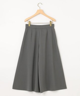 組曲 【洗える】ライトツイルストレッチ パンツ グレー系