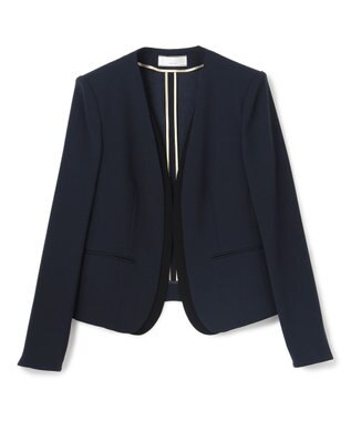 BEIGE， 【セットアップ対応】CINDY / ダブルカラージャケット Navy x Black