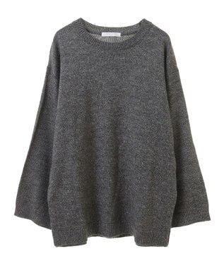 Green Parks ＳＥＴ２点　ニットキャミ＋ニットチュニック Gray Mixture