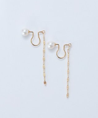  【K10】ウォーターパール2wayイヤリング