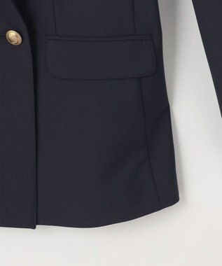 J.PRESS LADIES L ANASTASIAトロ ダブル ジャケット ネイビー系