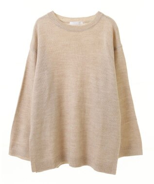 Green Parks ＳＥＴ２点　ニットキャミ＋ニットチュニック Brown Mixture