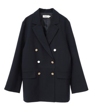 earth music&ecology テーラードジャケット Navy