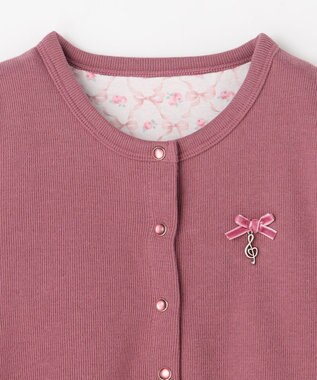 ANY KIDS まいにちスナップカーディガン ピンク