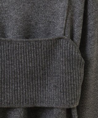 Green Parks ＳＥＴ２点　ニットキャミ＋ニットチュニック Gray Mixture