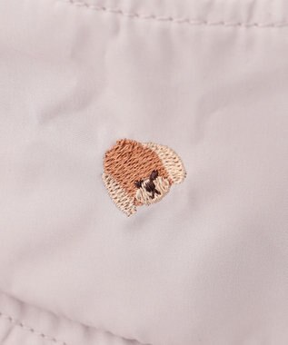 ANY KIDS 日よけ付き 刺繍 バケット ハット ベージュ