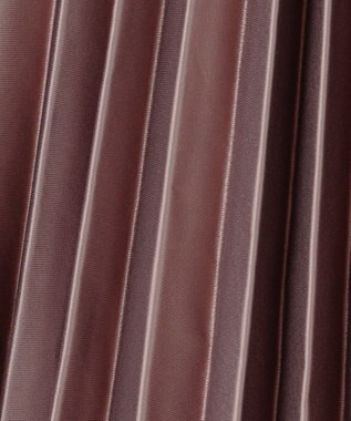 Feroux サテン プリーツスカート グレー系