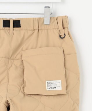 PW CIRCULUS 【MEN】ひょうたんキルト中綿ワイドジョガーパンツ ベージュ系