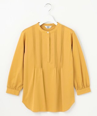 J.PRESS LADIES L トリコット ピンタック カットソー イエロー系