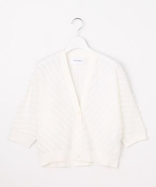 自由区 【カトリエムブーケ】Jacquard coupe ライトカーディガン