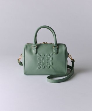 russet 《composition》レザー2WAYミニボストンバッグ(CE-1684) Green