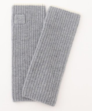 J.PRESS LADIES ピュアカシミヤ アームウォーマー ライトグレー系