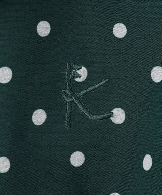 組曲 KIDS 【150-160cm】パリジェンヌドット ワンピース グリーン系5