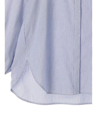 AMERICAN HOLIC フリルバンドカラーシャツ Stripe