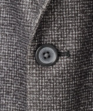 JOSEPH ABBOUD 【キングサイズ・ストレッチ/ソフト/軽量/JAPANファブリック】ストレッチベロア ジャケット ライトグレー系