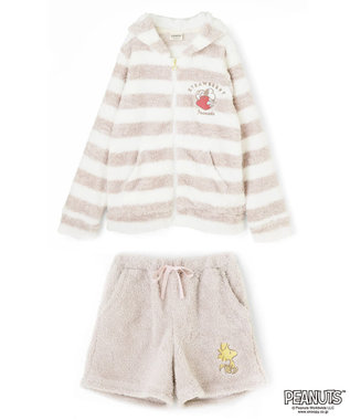 San-ai Resort（三愛水着楽園） 【スヌーピー】【PEANUTSピーナッツ】イチゴルームウエア