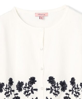 TOCCA 【Archive Collection・洗える】LA VIE EN ROSE カーディガン ホワイト系