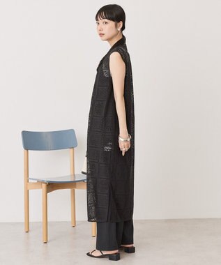 AMERICAN HOLIC 【2点セット】ロングレースジレ+サロペット Black