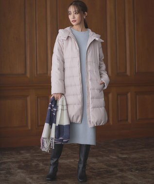 組曲 バルキーニット ワンピース サックスブルー系