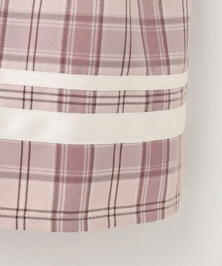 ANY KIDS 【2点セット】セーラージャケット+チェックワンピース ピンクベージュ