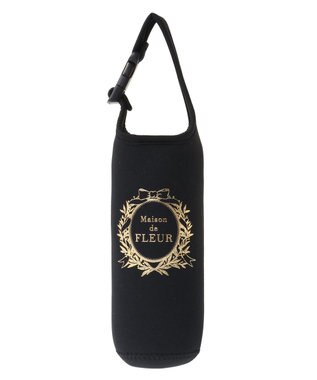 Maison de FLEUR フレームロゴボトルケース Black