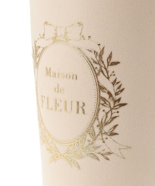 Maison de FLEUR フレームロゴボトルケース Light Beige
