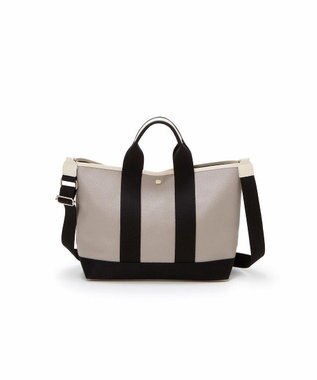 TOPKAPI 【Breath TOPKAPI】SCOTCH GRAIN スコッチグレイン ショルダー付き A4 トート バッグ グレージュ