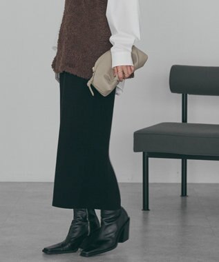AMERICAN HOLIC バイパチリブニットタイトスカート Black
