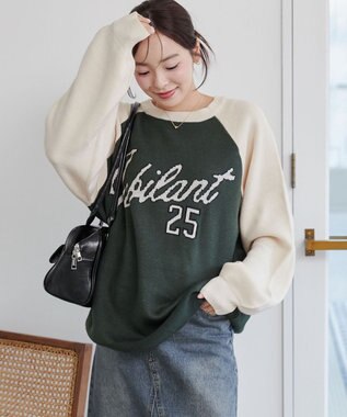 WEGO グラフィックニットBIGプルオーバー 柄21