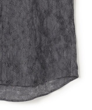 JOSEPH HOMME アブストラクトジャガードストレッチ　レギュラーカラーシャツ グレー系