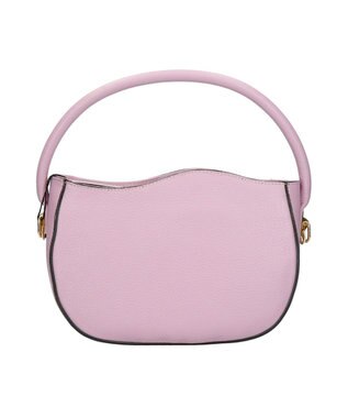 INTER-CHAUSSURES 【ANDREA CARDONE】ウェーブカットレザーハンドバッグ ラベンダー