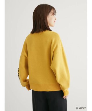 Green Parks Ｄｉｓｎｅｙ／ジャガードニットプルオーバー Yellow