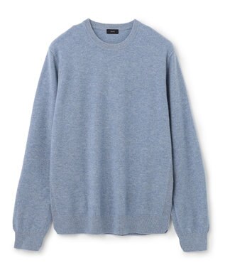 JOSEPH HOMME ピュアカシミヤ　クルーネックニット スカイブルー系