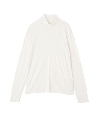Green Parks シアーリブタートルプルオーバー Ecru