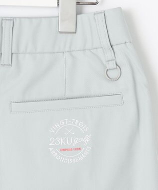 23区GOLF 【WOMEN】【ストレッチ性】チノヘムレイヤースカート 普段のコーデに華やかさをプラス ライトグレー系
