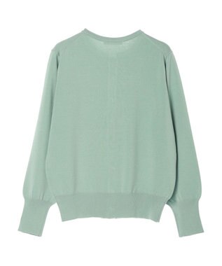 Green Parks 洗える　クルーネックカーディガン Light Gray