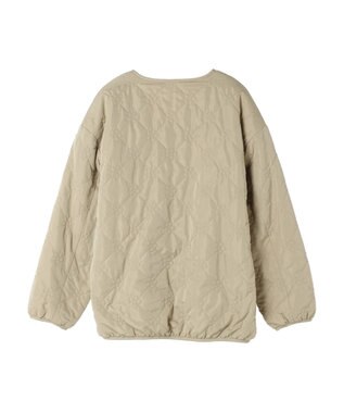 Green Parks ・ＳＵＧＡＲ　ＳＰＯＯＮ　２ｗａｙフラワーキルトブルゾン Light Khaki