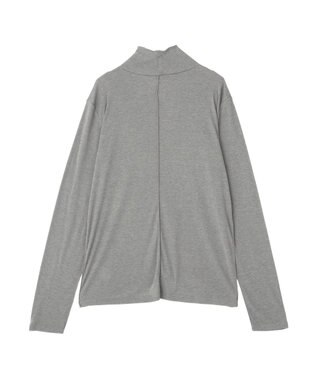 Green Parks シアーリブタートルプルオーバー Gray