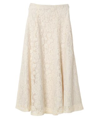 earth music&ecology レーススカート Ivory