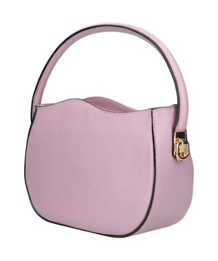 INTER-CHAUSSURES 【ANDREA CARDONE】ウェーブカットレザーハンドバッグ ラベンダー